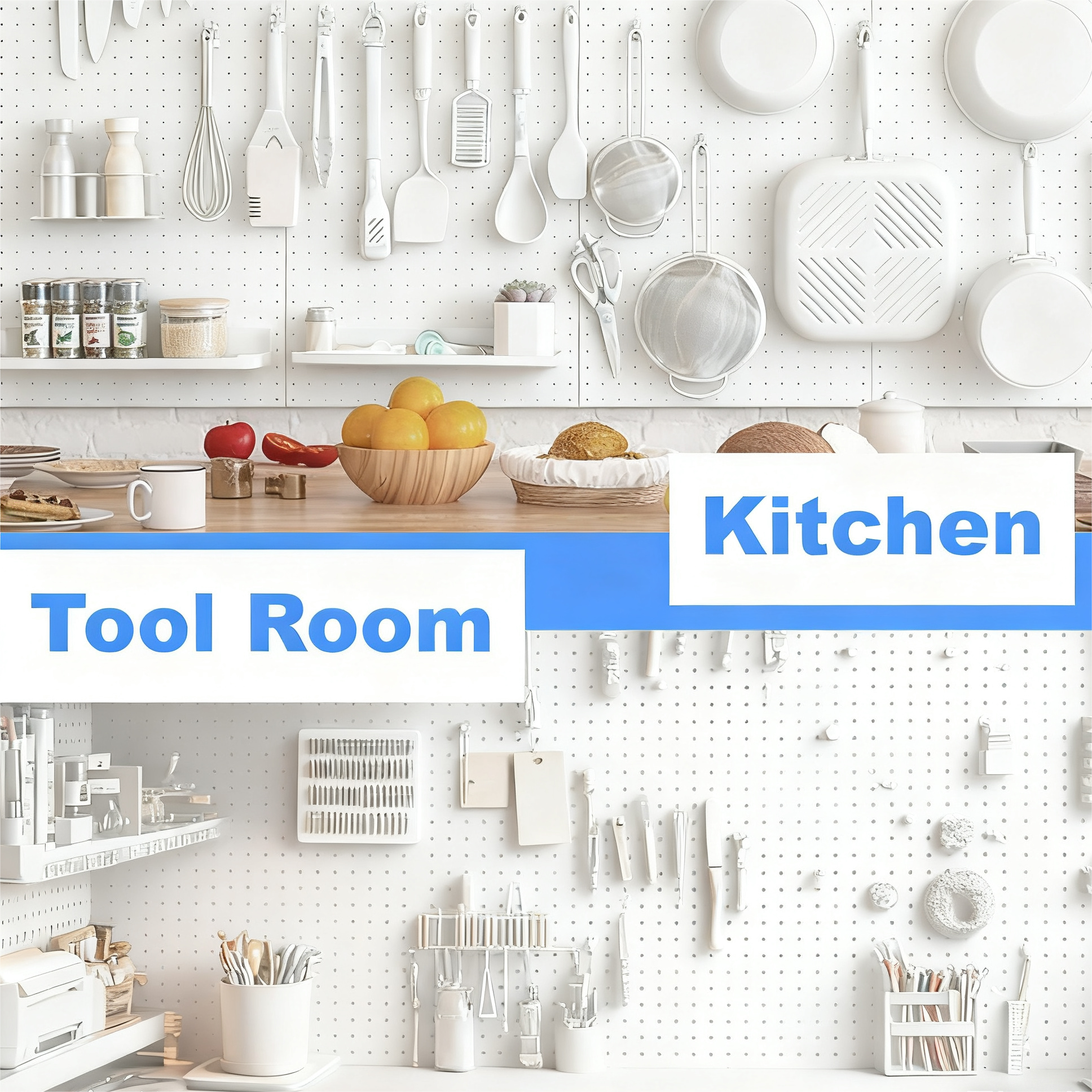 Metal Pegboard, 2 Panels + 24  - Workshop Tools Hanger ulasan dan harga