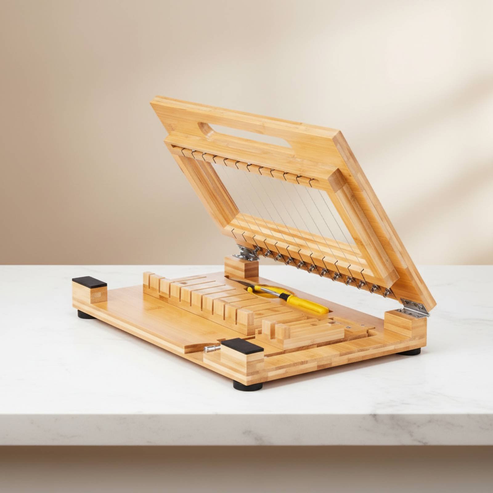 Bamboo Soap Cutter 2-in-1 Desi - Tools In Workshop ulasan dan harga
