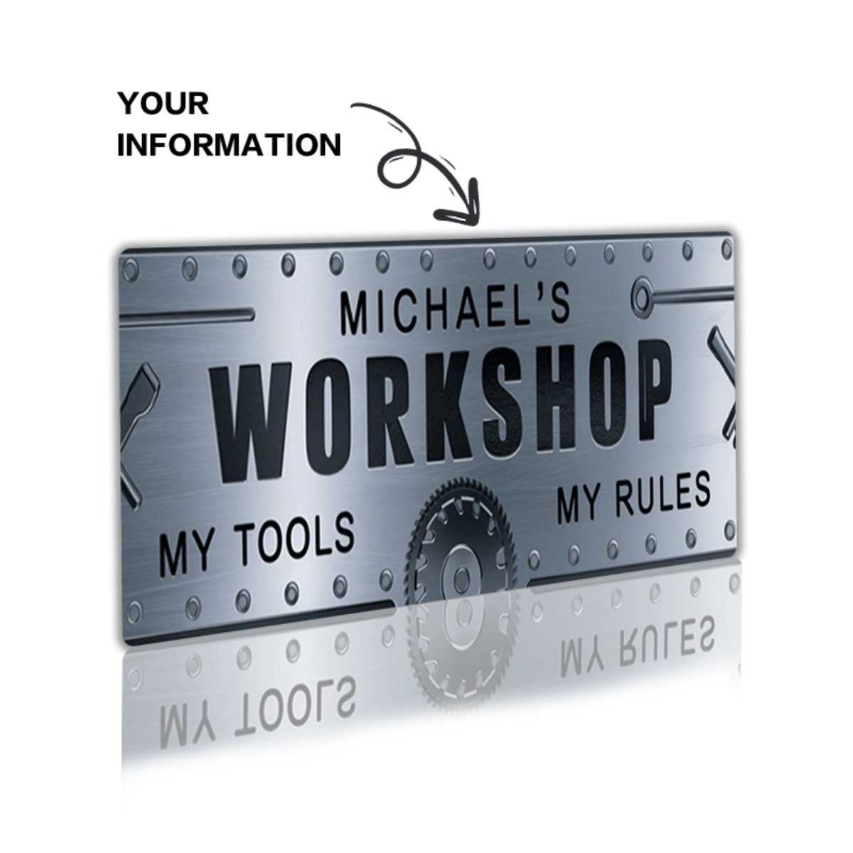 Personalized Name Workshop Alu - Workshop Tools With Name ulasan dan harga