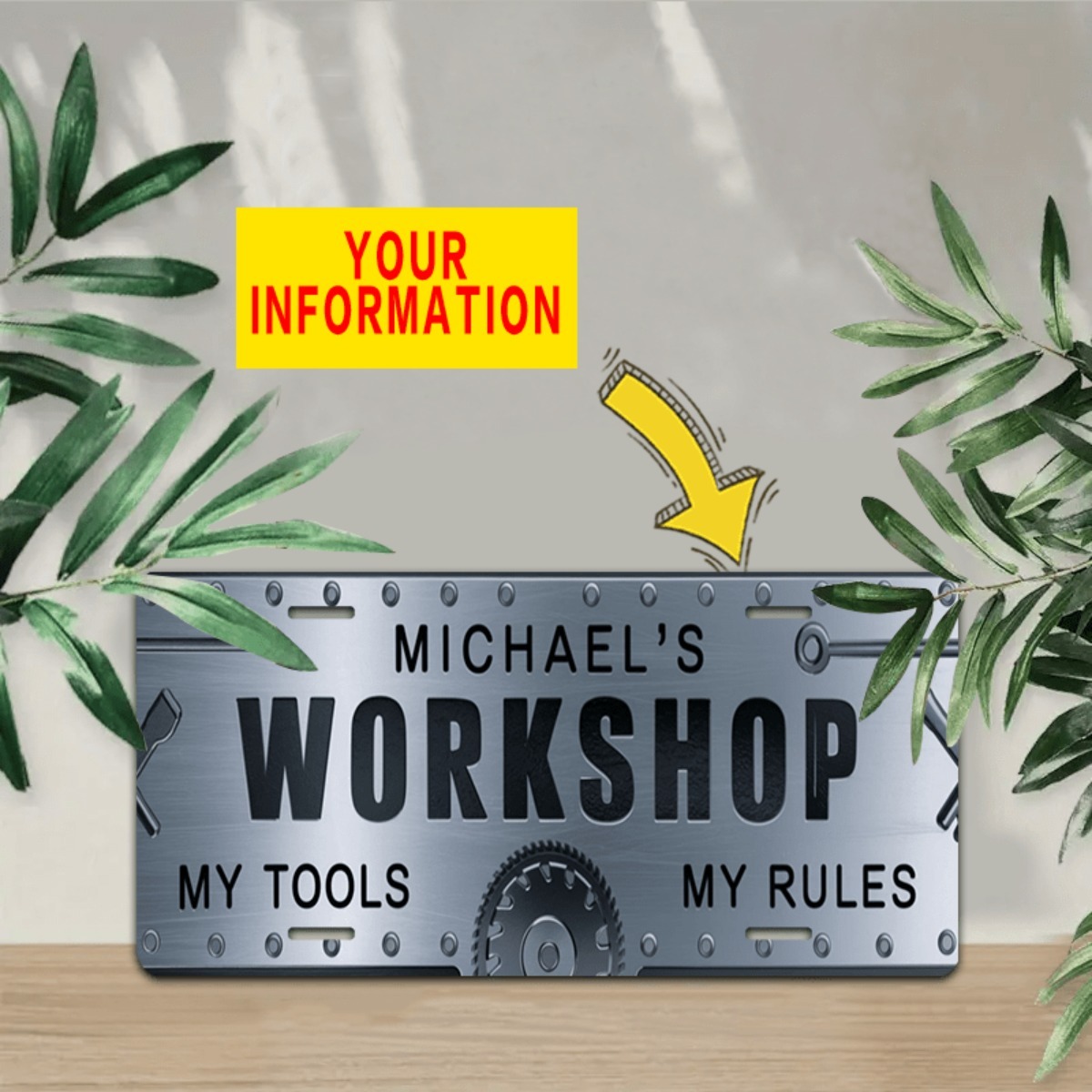 Personalized Name Workshop Alu - Workshop Tools With Name ulasan dan harga