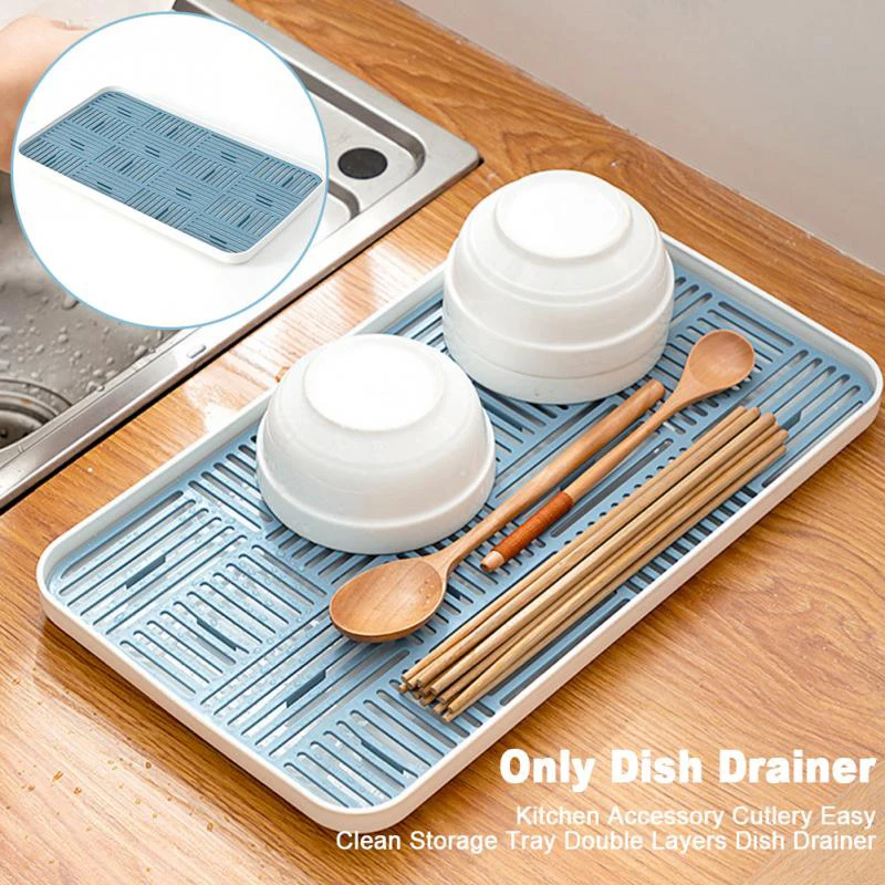 Plastic Drain Rack Dish Cup Dr - Workshop Tools Shelf ulasan dan harga