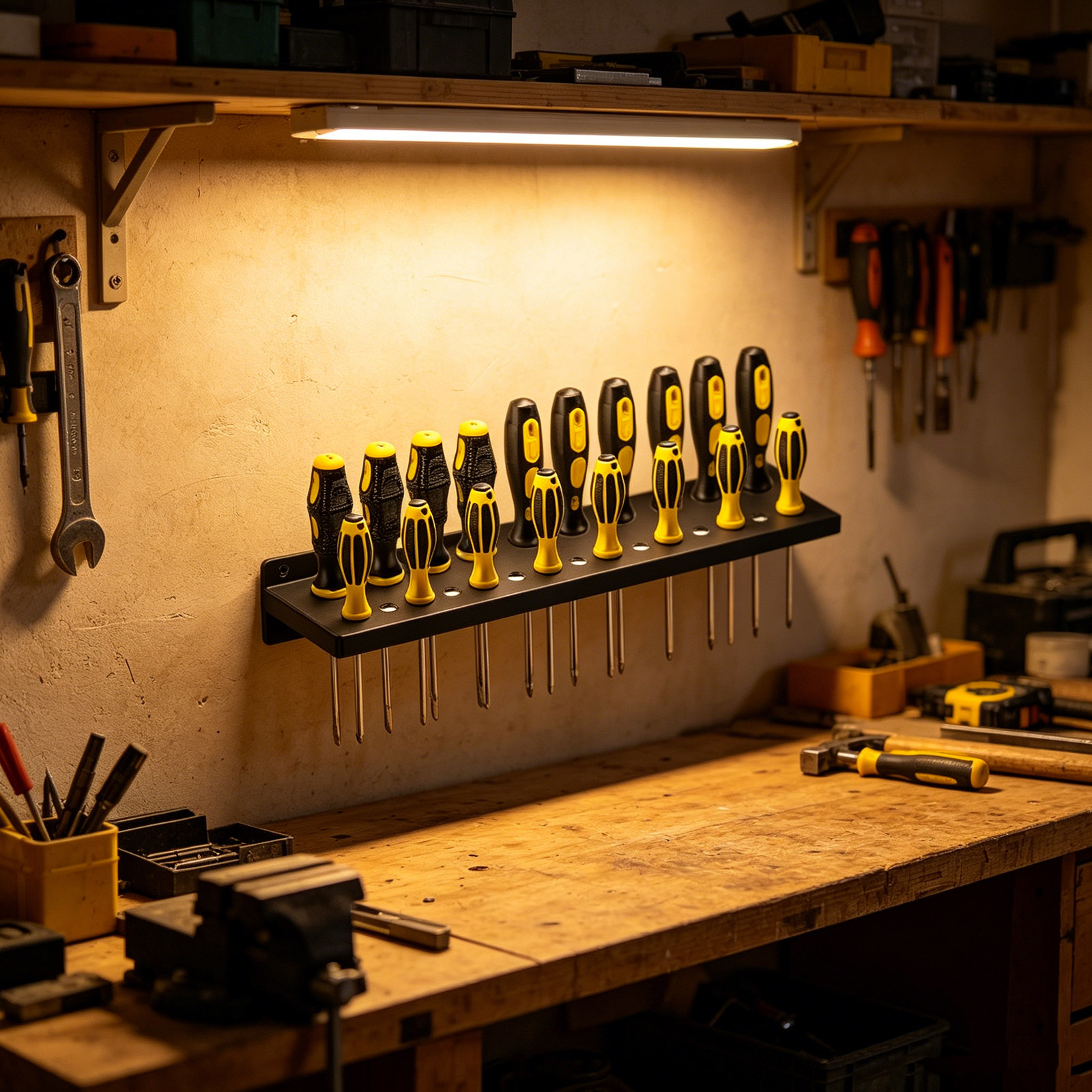 25-Hole Wall Mounted Screwdriv - Workshop Tools Wall ulasan dan harga