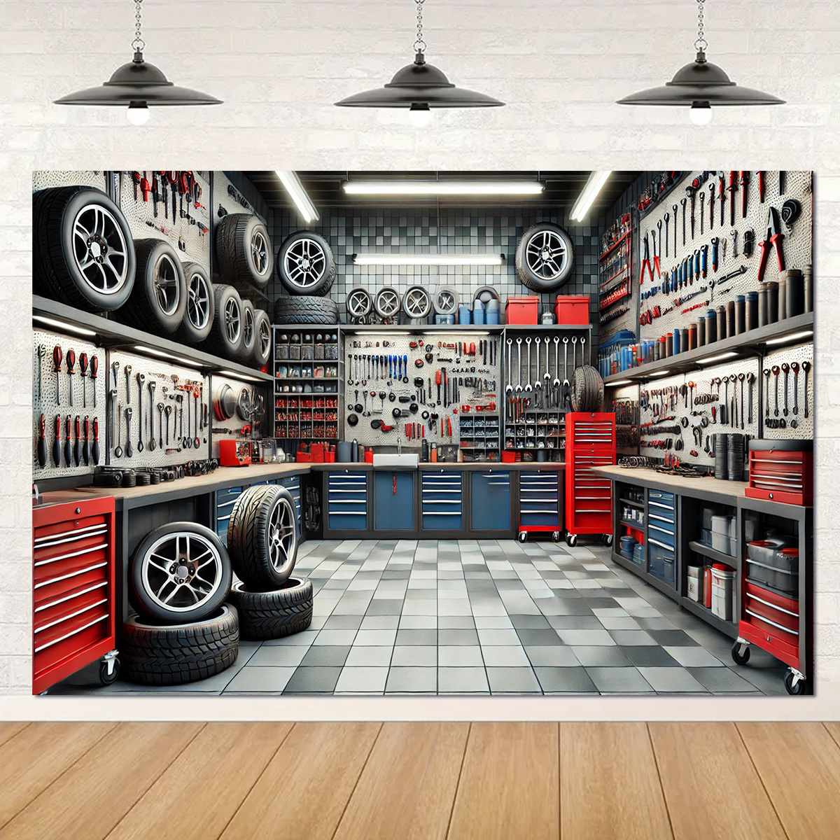 A polyester fiber garage tool  - Workshop Tools Background ulasan dan harga