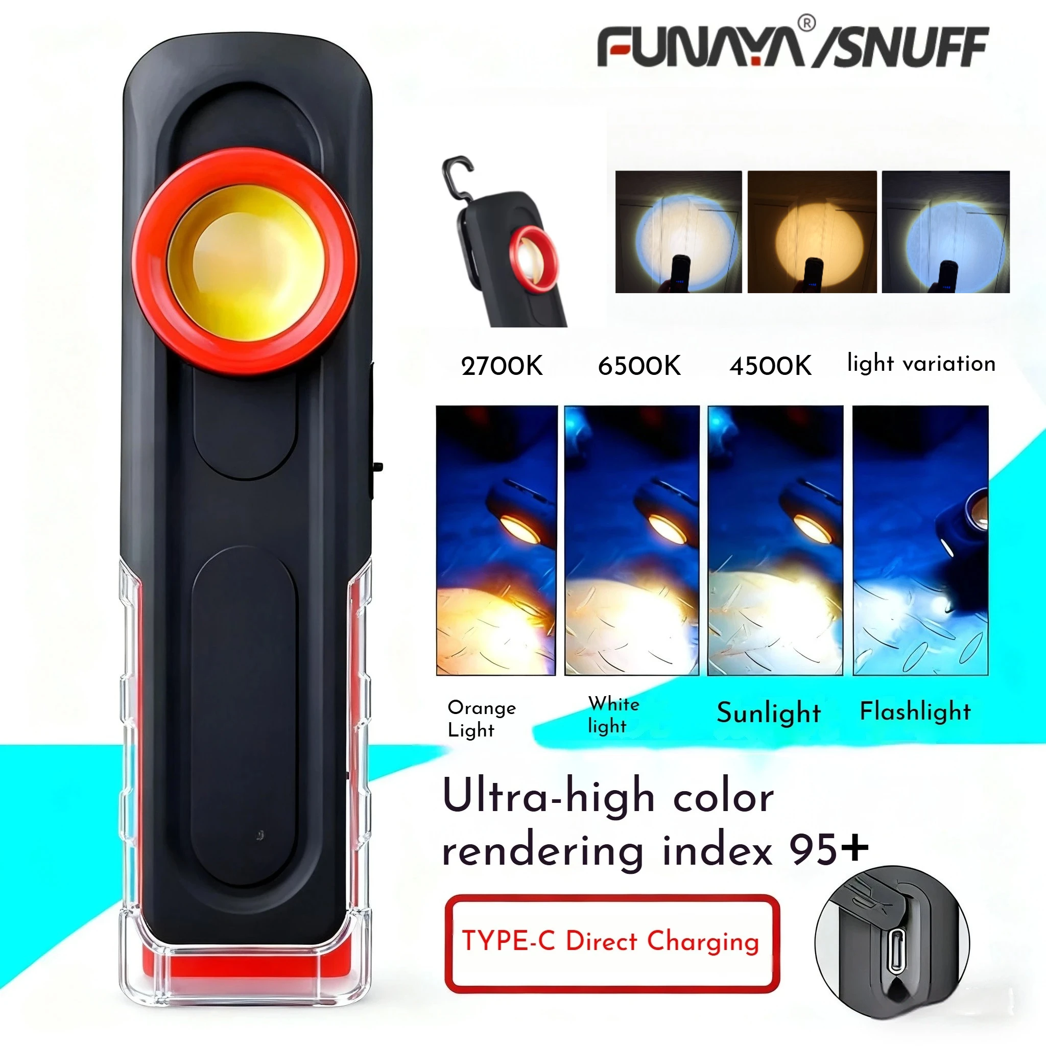 FUNAYA Portable Flashlight Car - Tools In Workshop ulasan dan harga