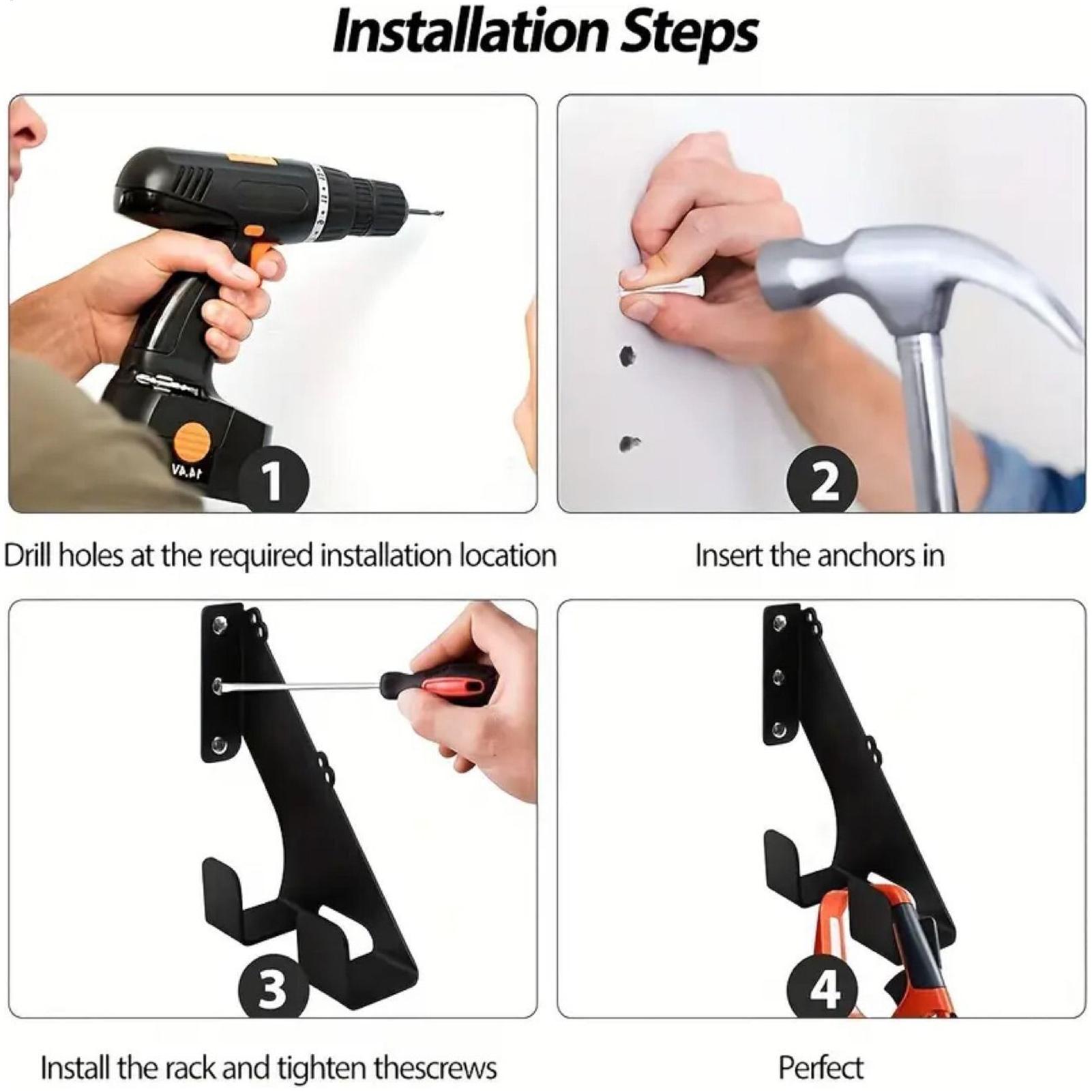 Chainsaw Hangers Wall Mount Ch - Workshop Tools Hanger ulasan dan harga