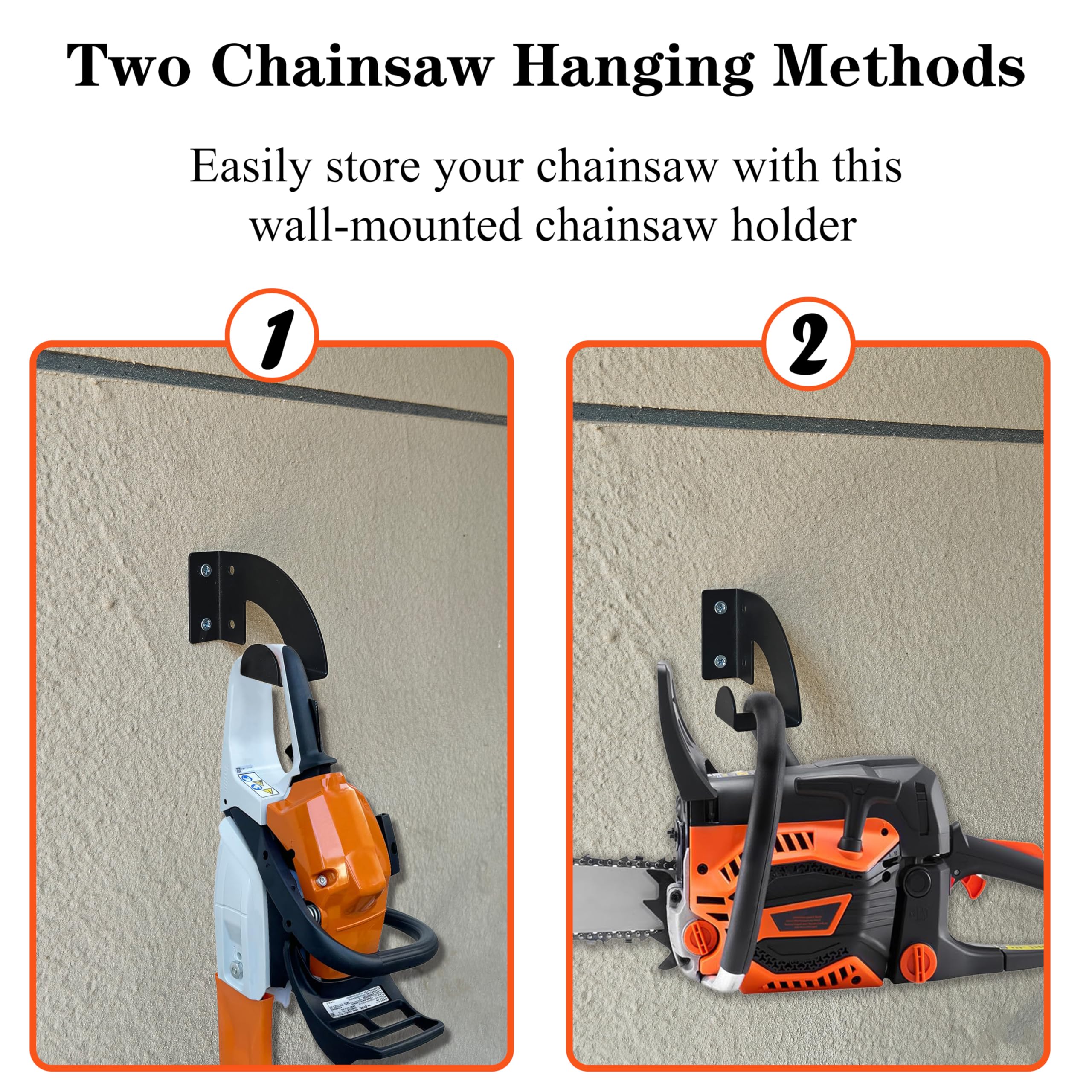 Heavy Duty Metal Chainsaw Wall - Workshop Tools Hanger ulasan dan harga