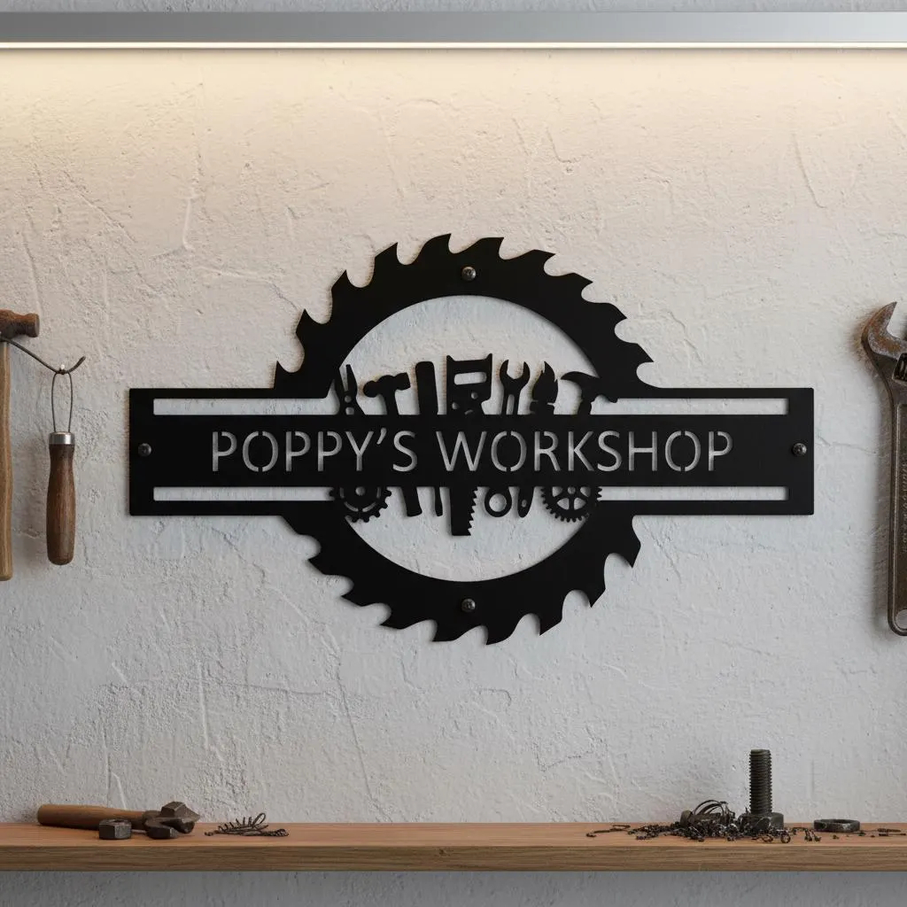 Custom Garage Name Sign,Worksh - Workshop Tools With Name ulasan dan harga