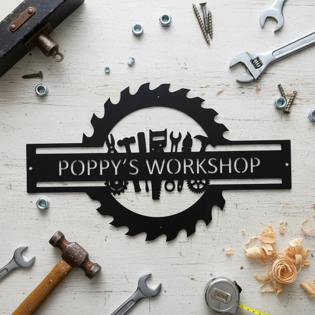 Custom Garage Name Sign,Worksh - Workshop Tools With Name ulasan dan harga