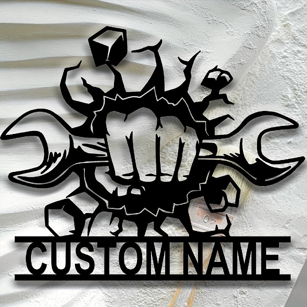 Custom Metal Workshop Wall Sig - Workshop Tools With Name ulasan dan harga