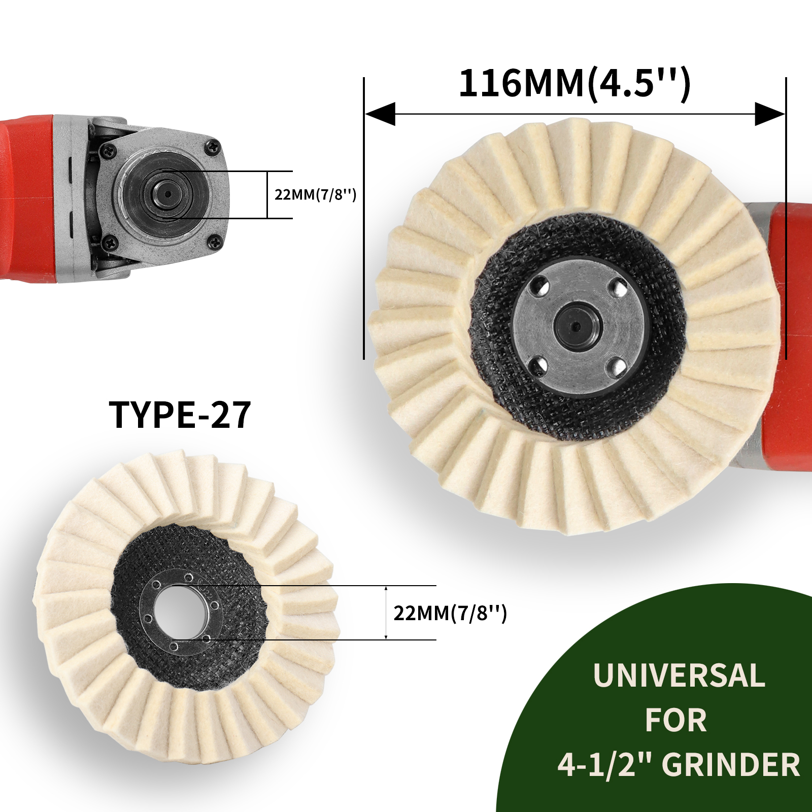 1/3Pcs Wool Polishing Wheel Po - Sharpening Stone Whetstone ulasan dan harga