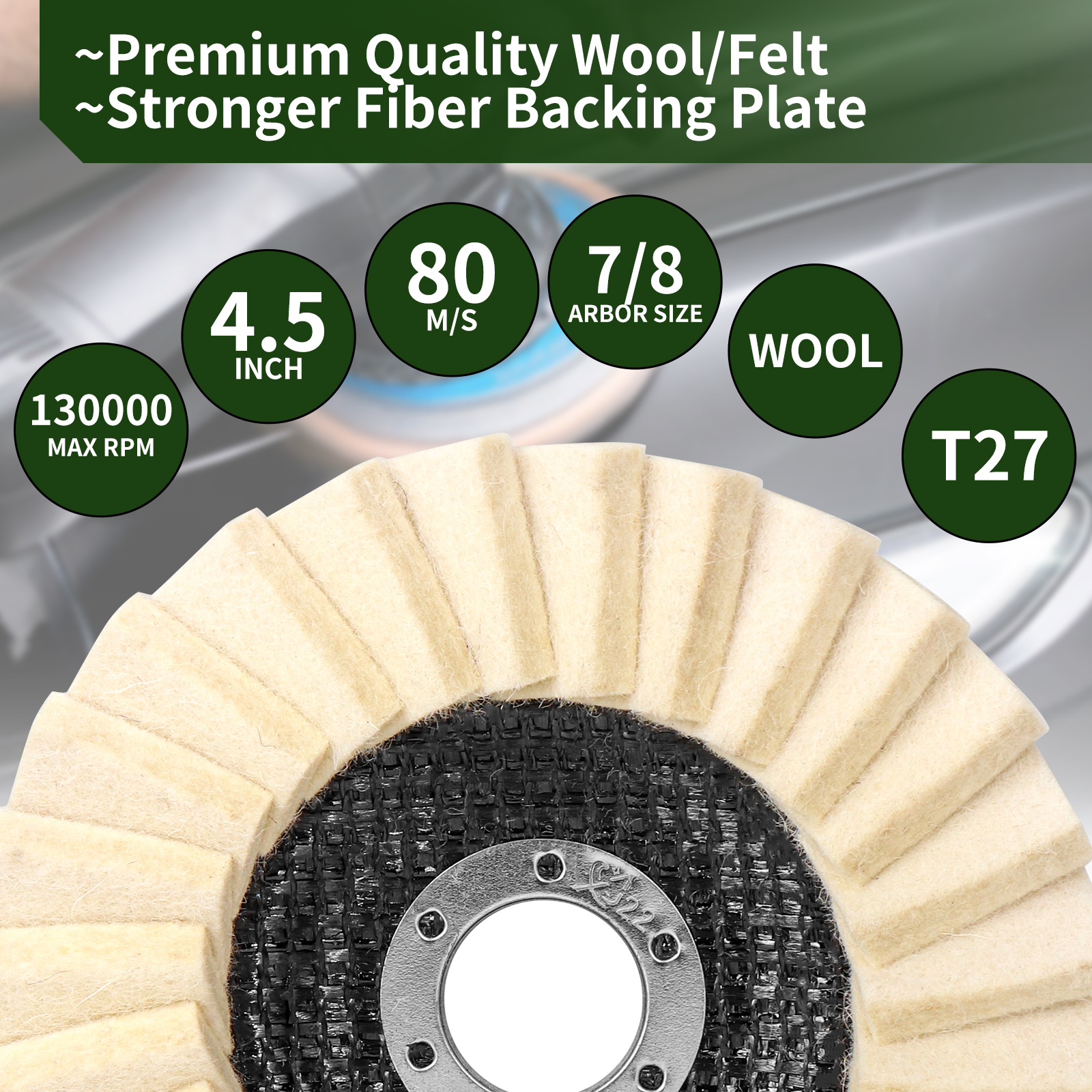 1/3Pcs Wool Polishing Wheel Po - Sharpening Stone Whetstone ulasan dan harga