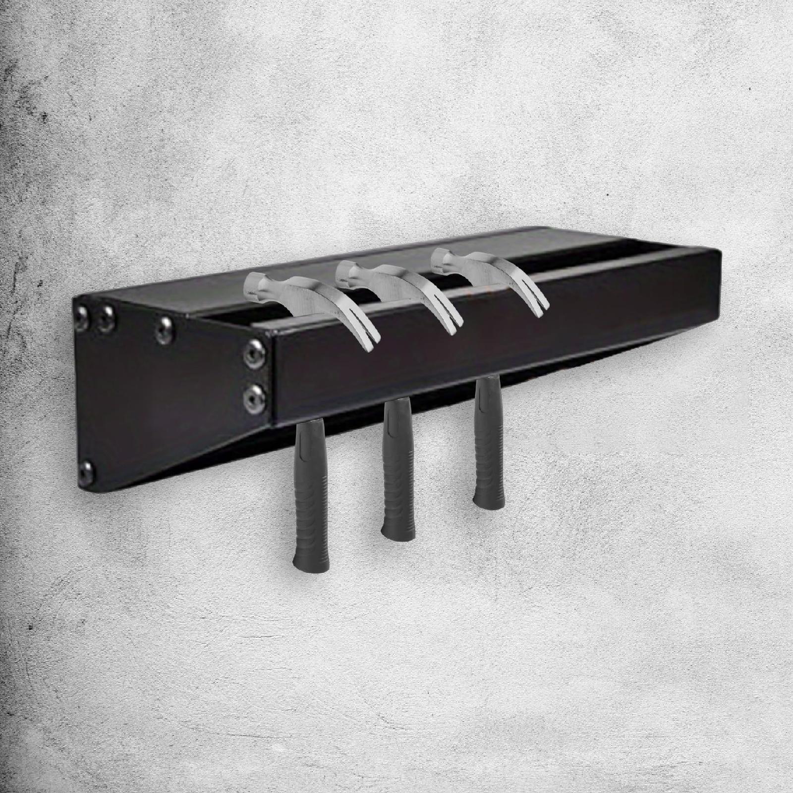 Heavy Duty Metal Hammer Rack W - Workshop Tools Shelf ulasan dan harga