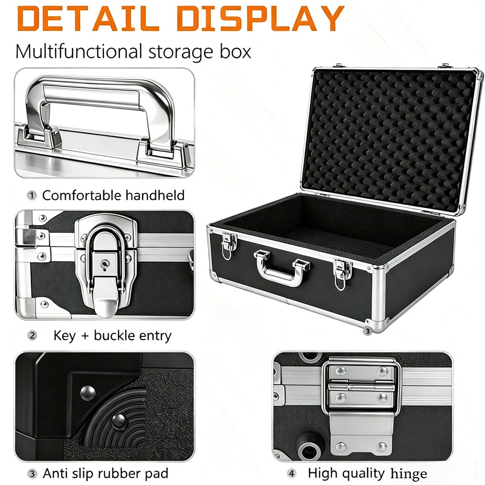 Aluminum Tool box Case Large H - Tools Box For Workshop ulasan dan harga
