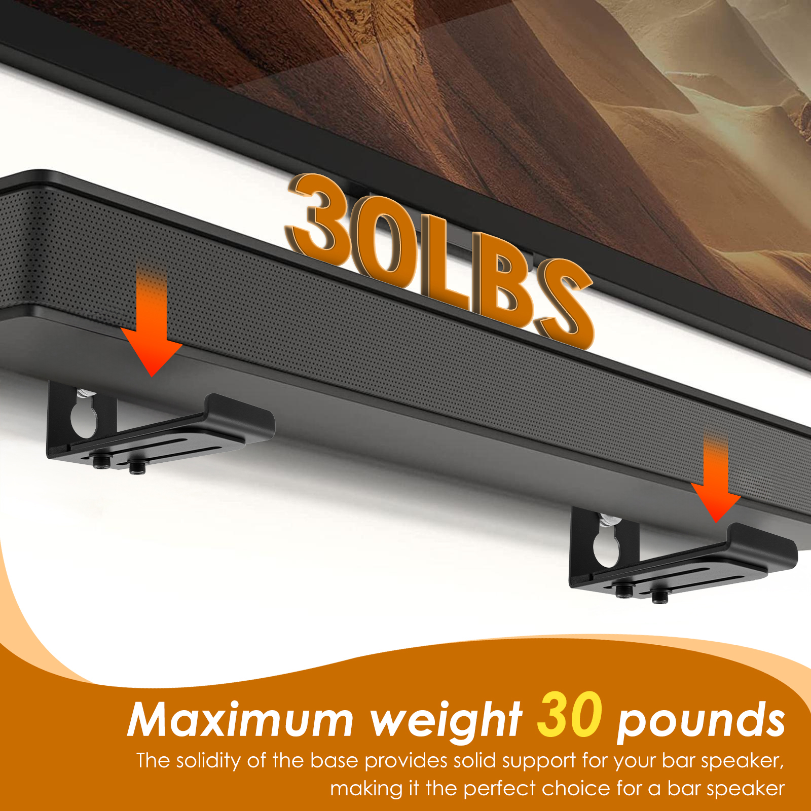 2Pcs Soundbar Speaker Stands W - Workshop Tools Wall ulasan dan harga