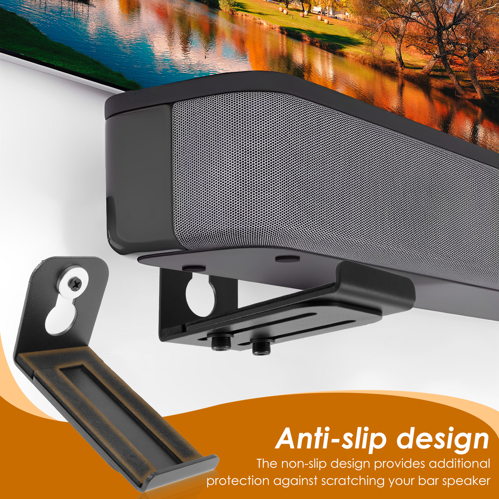 2Pcs Soundbar Speaker Stands W - Workshop Tools Wall ulasan dan harga