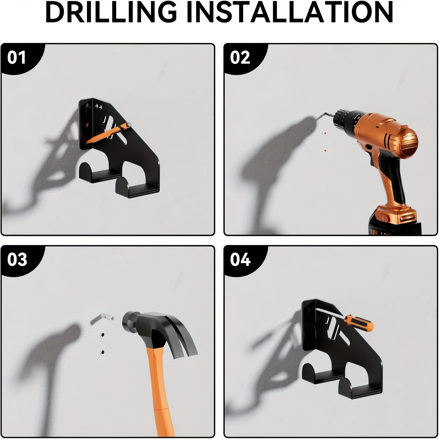 Wall Mounted Bracket for Chain - Workshop Tools Wall ulasan dan harga