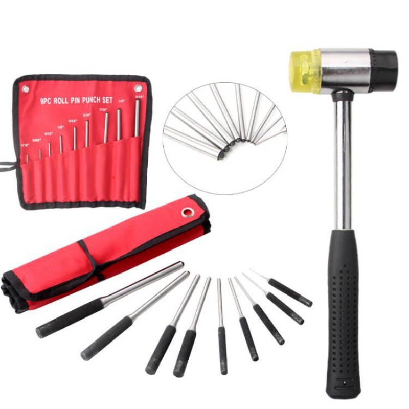 Professional 9Pcs Roll Pin Pun - Maintenance Workshop Tools ulasan dan harga