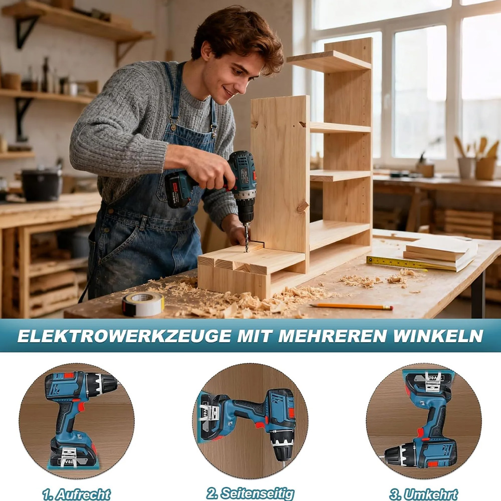 1/5PCS Tool Drill Mount Holder - Workshop Tools Hanger ulasan dan harga