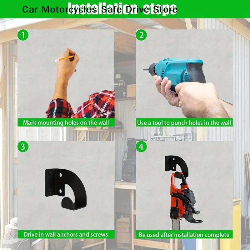 【CM】1PC Metal Wall Mount Hook  - Workshop Tools Hanger ulasan dan harga