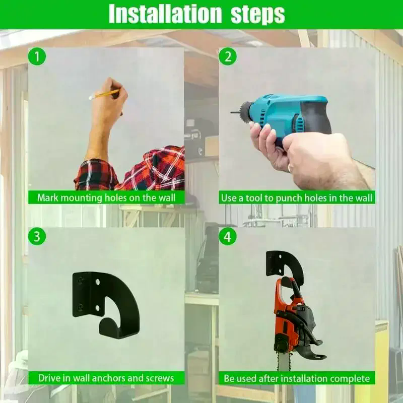 Chainsaw Wall Mount Heavy Duty - Workshop Tools Wall ulasan dan harga