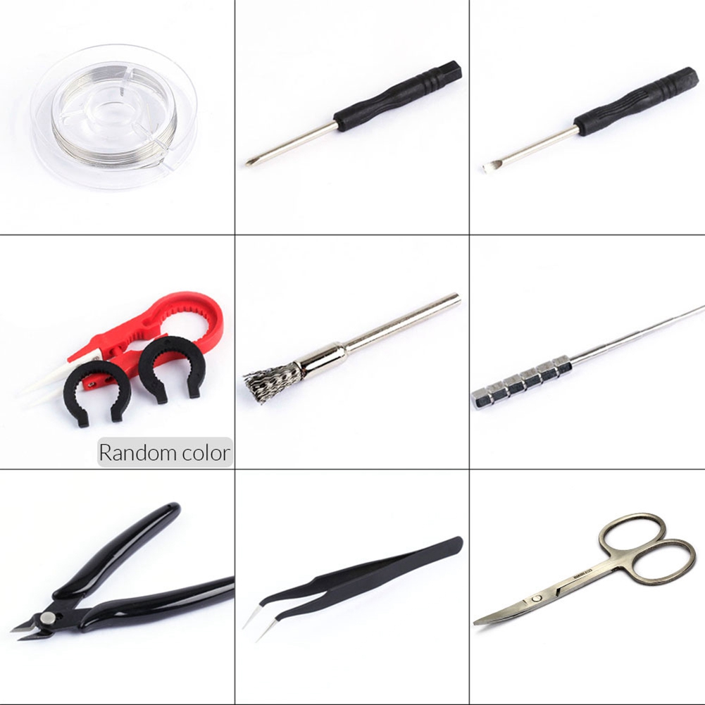 M09K Mini Vape Tool Kit Tweeze - Tools Vape ulasan dan harga