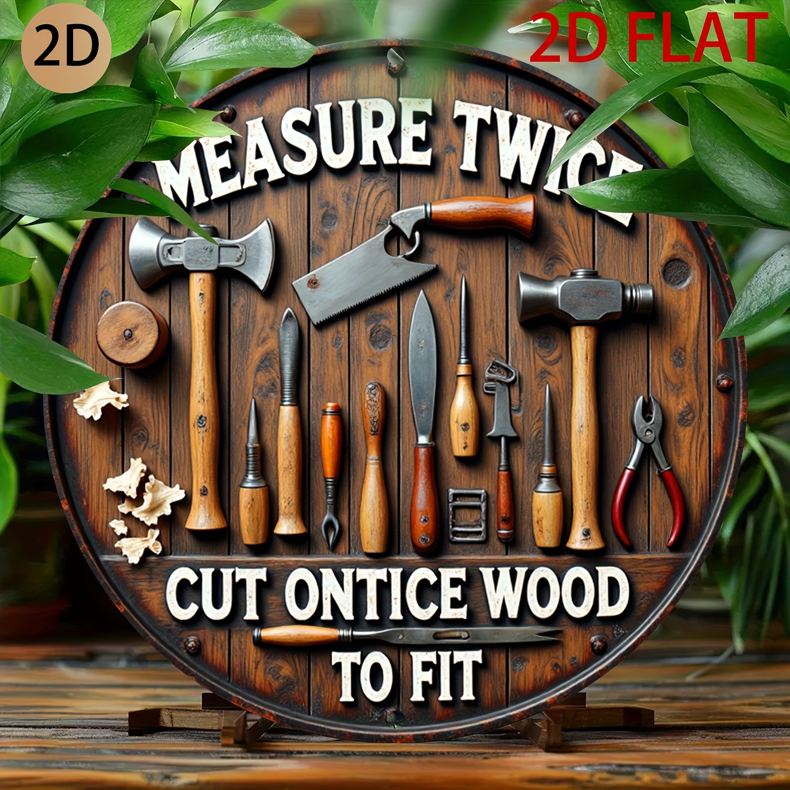 2D planar circular wooden tool - Workshop Tools Logo ulasan dan harga