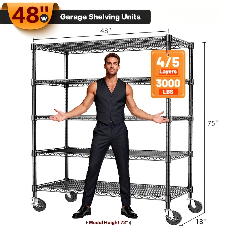 MZG Heavy-Duty Adjustable 5/4  - Workshop Tools Shelf ulasan dan harga